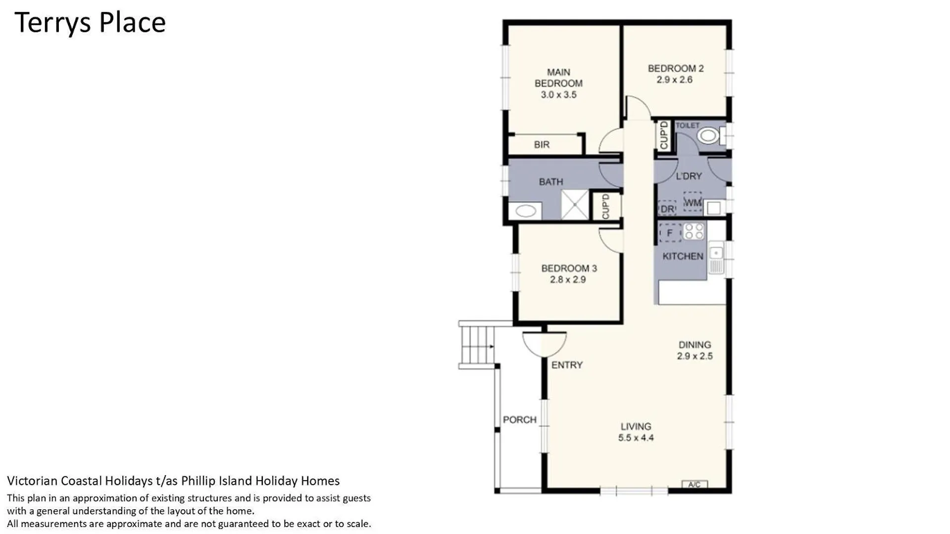 Terrys Place Holiday home
